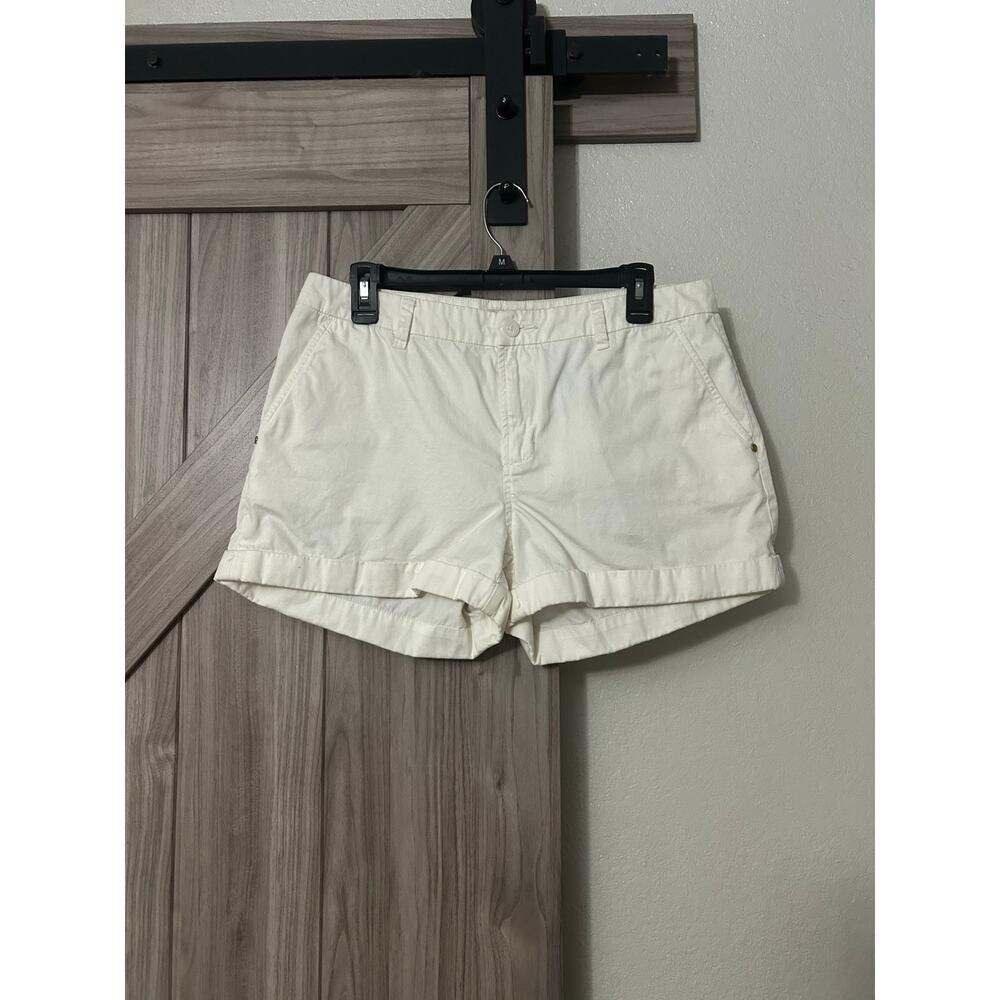 Michael Michael Kors 8 white women's cuff shorts